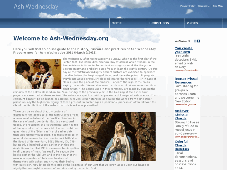 www.ash-wednesday.org