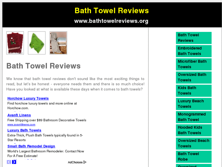 www.bathtowelreviews.org