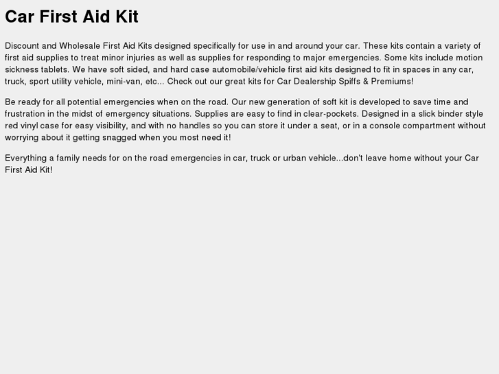 www.carfirstaidkit.com
