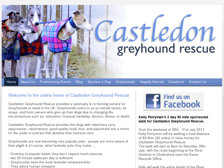 www.castledongreyhoundrescue.co.uk