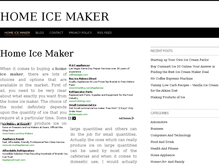 www.homeicemaker.net