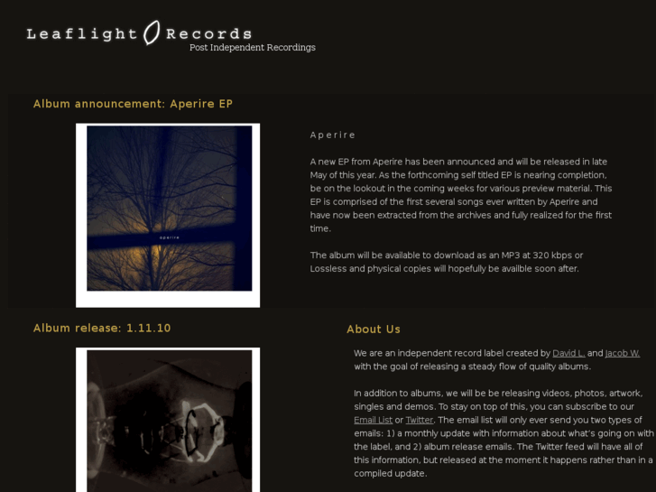 www.leaflightrecords.com