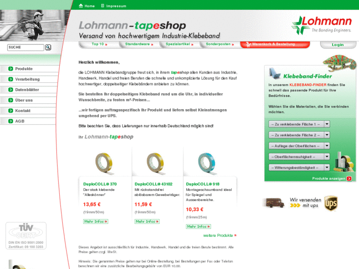 www.lohmann-tapeshop.com