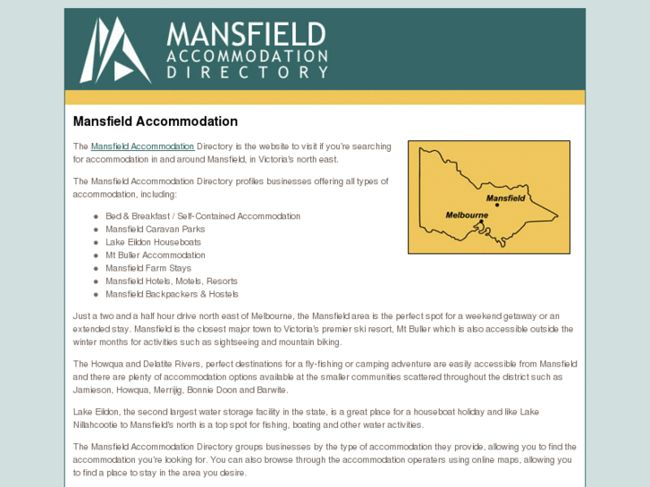 www.mansfieldaccommodation.net