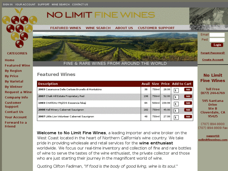 www.nolimitfinewines.com