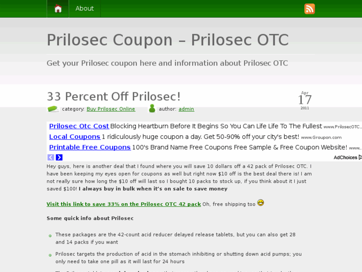 www.priloseccoupon.com