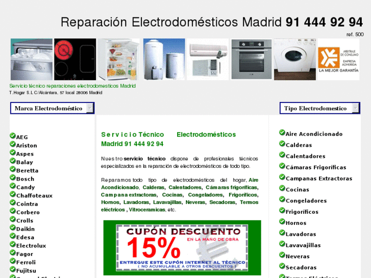 www.reparacionelectrodomesticosmadrid.com