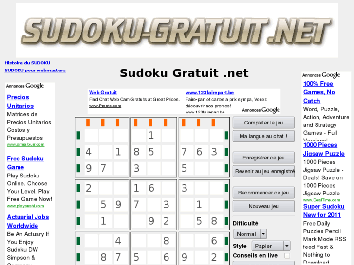 www.sudoku-gratuit.net