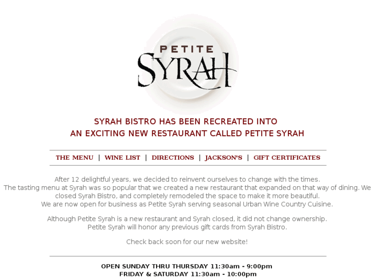 www.syrahbistro.com