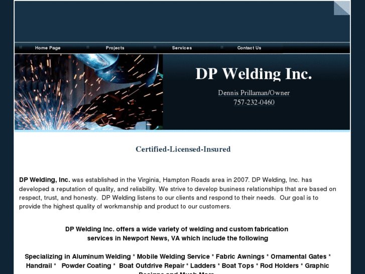 www.dpweldinginc.com