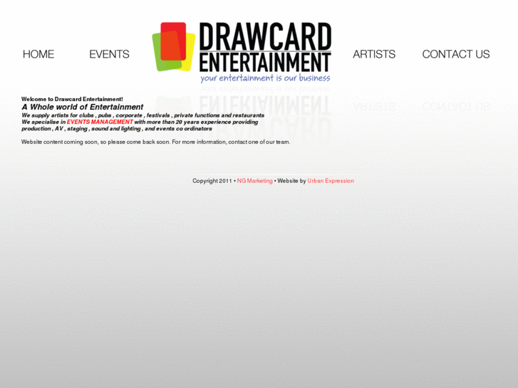 www.drawcardentertainment.com