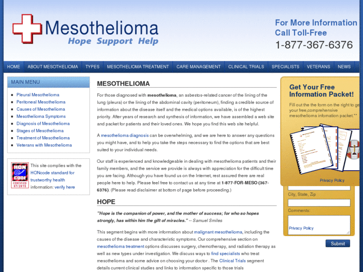 www.mesotheliomatreatments.org