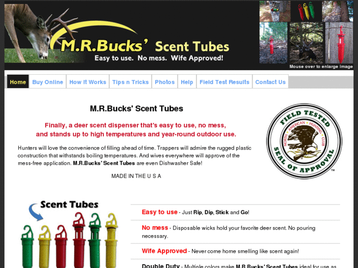 www.mrbucksscenttubes.com