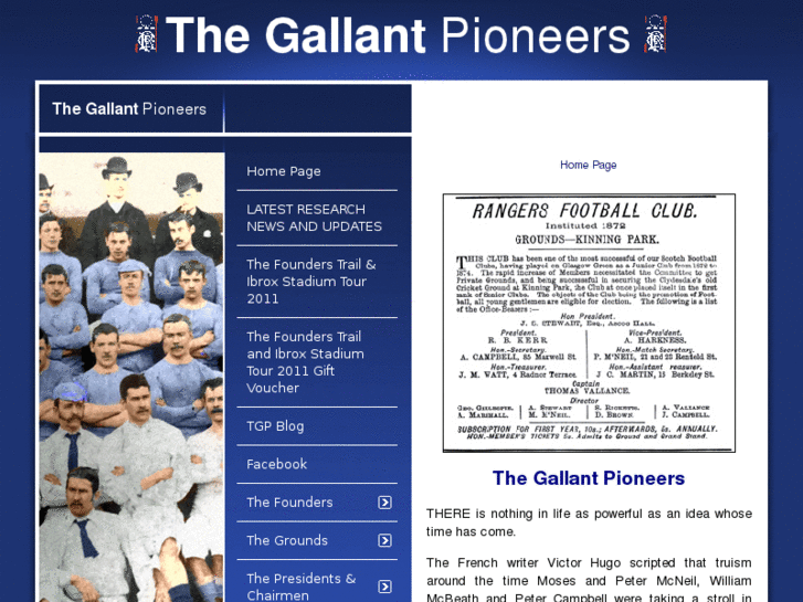 www.thegallantpioneers.co.uk