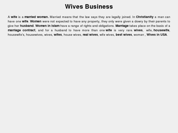 www.wives.biz