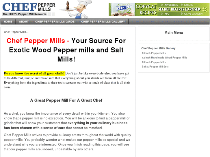 www.chefpeppermills.com