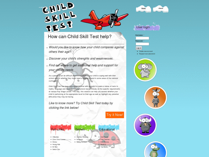 www.childskilltest.com