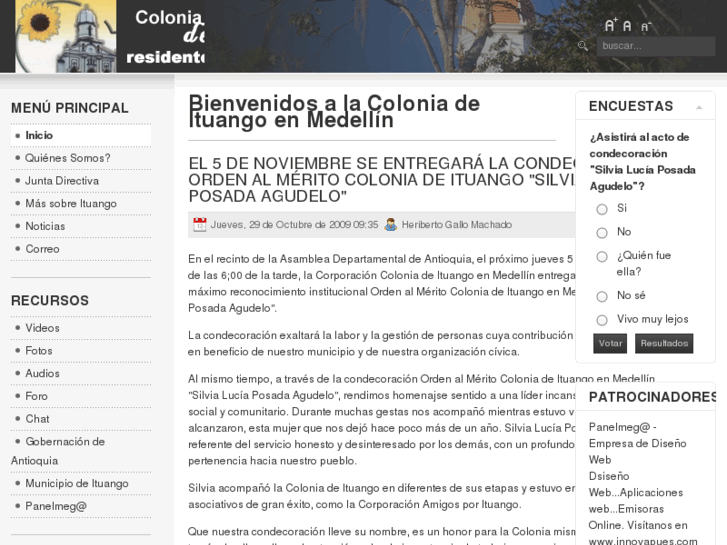 www.coloniadeituango.com