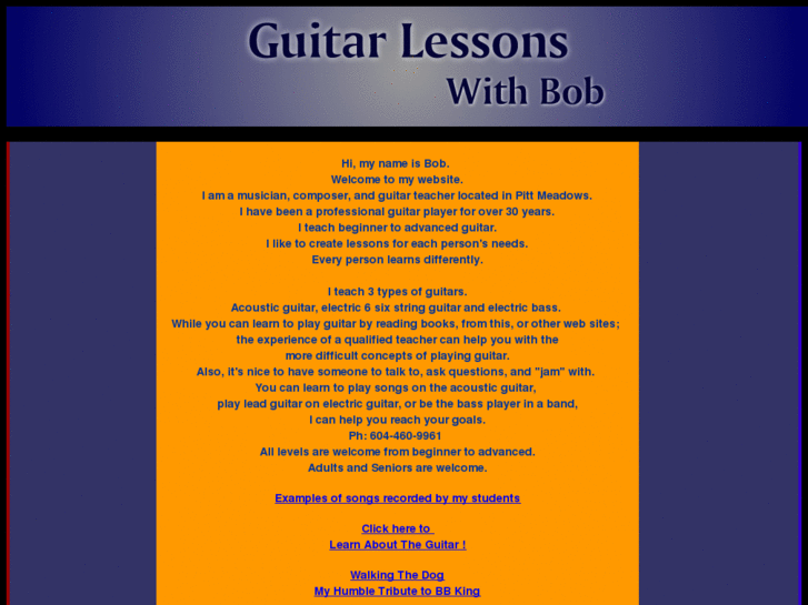 www.guitarlessonswithbob.com