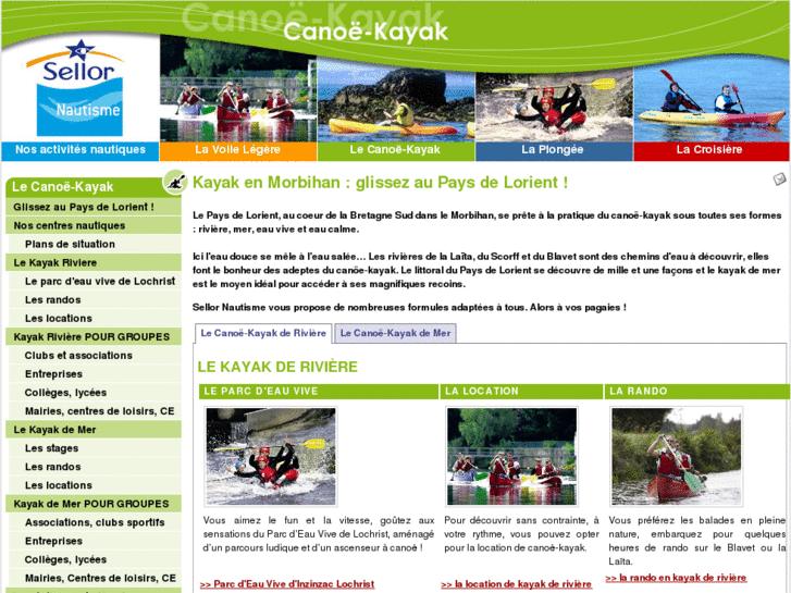 www.kayak-lorient.com