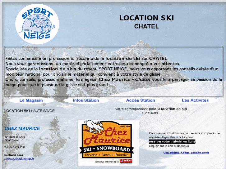 www.location-ski-chatel-chez-maurice.com