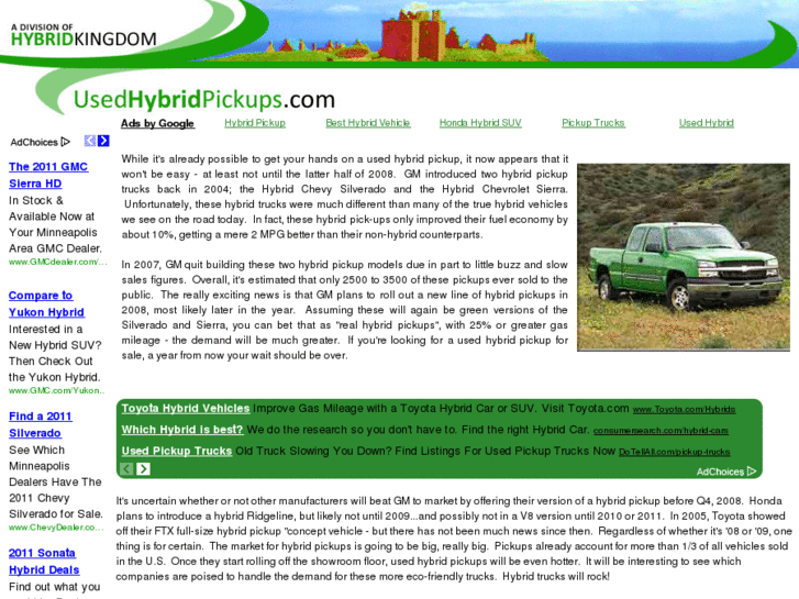 www.usedhybridpickup.com