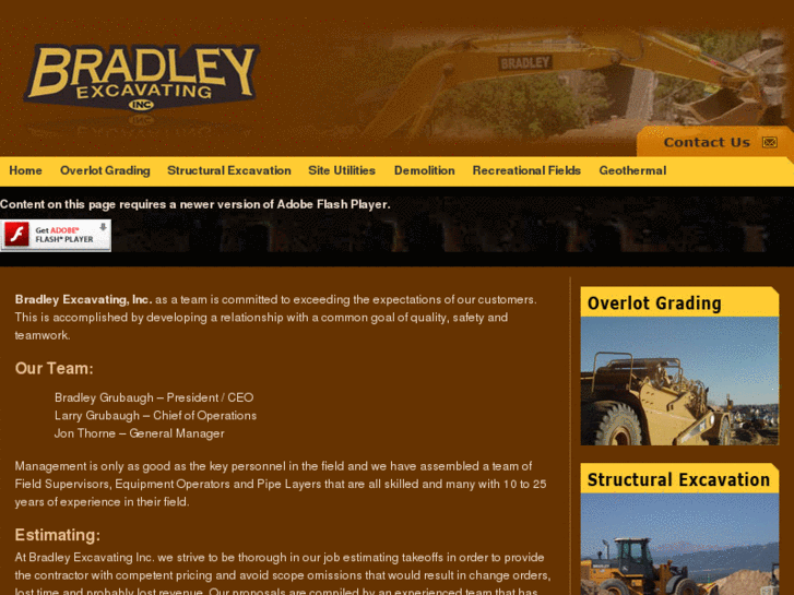 www.bradleyexcavating.com