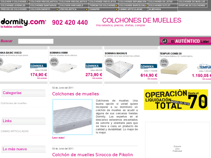 www.colchonesdemuelles.es