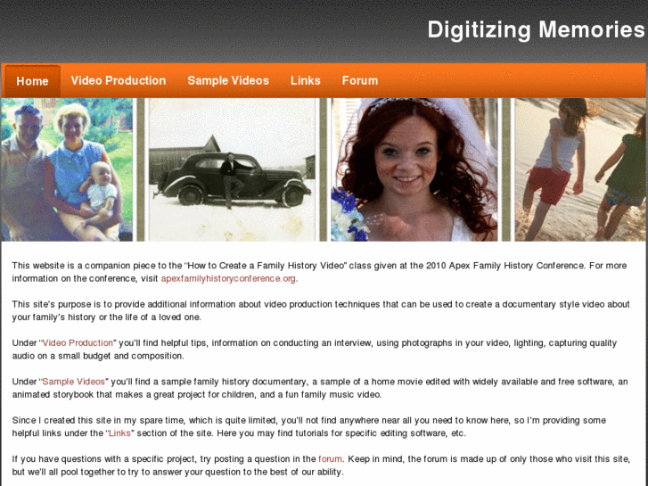 www.digitizingmemories.info