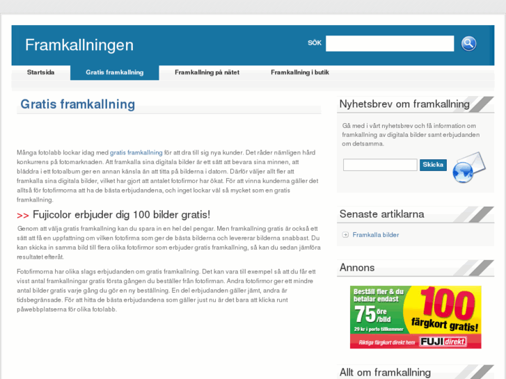 www.framkallningen.se