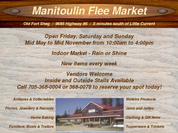 www.manitoulinfleemarket.com