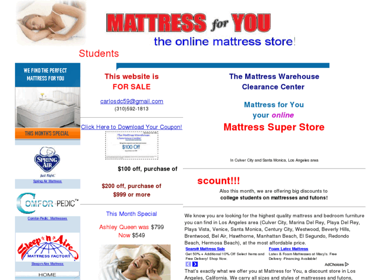 www.mattressforyou.net