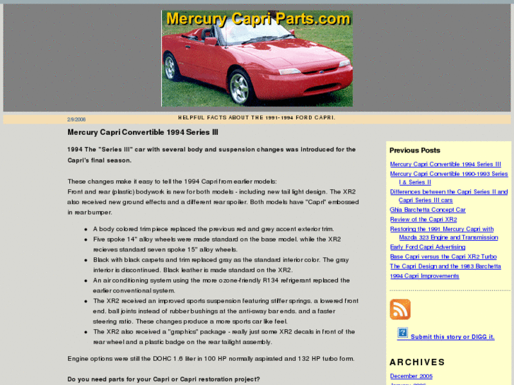 www.mercury-capri-parts.com