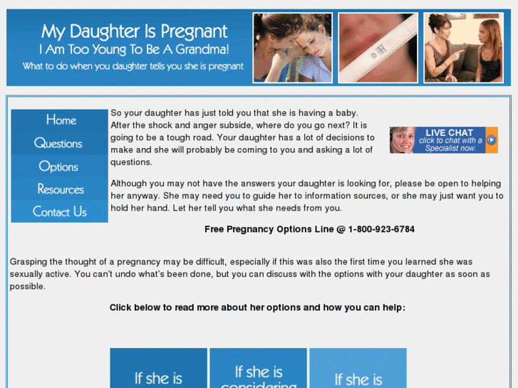 www.mydaughterispregnant.com