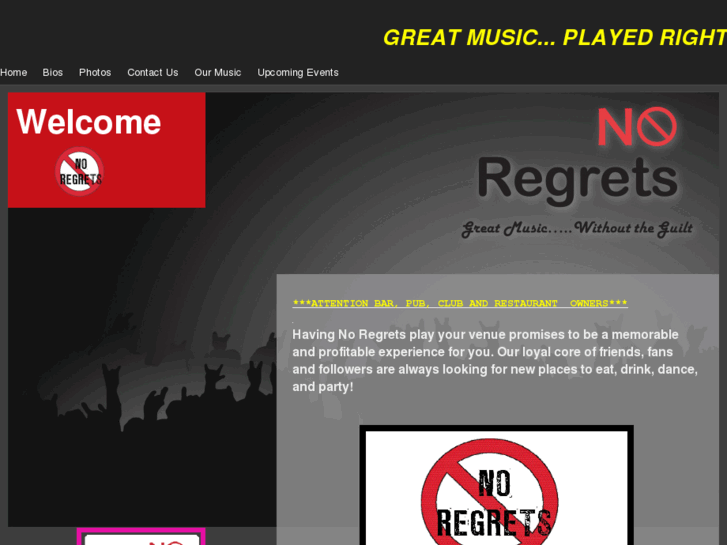 www.noregretsband.net