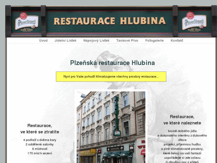 www.restaurace-hlubina.cz