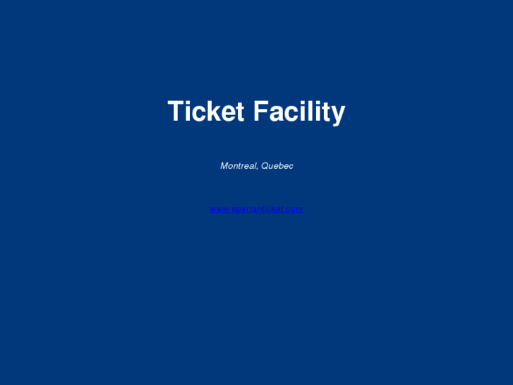 www.ticketfacility.com