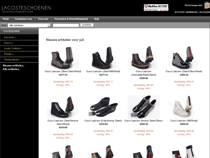 www.lacosteschoenen.net