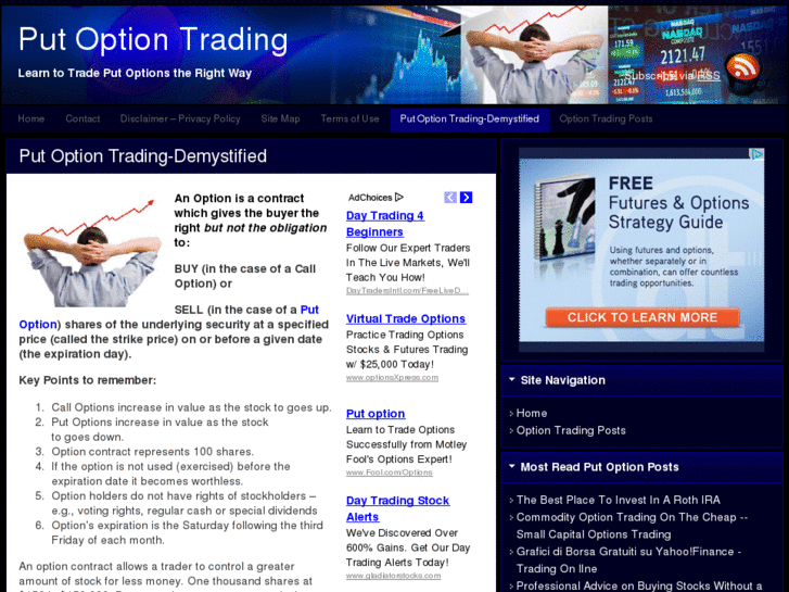 www.putoptiontrading.com