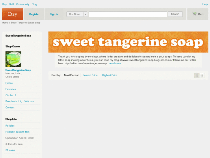 www.sweettangerinesoap.com