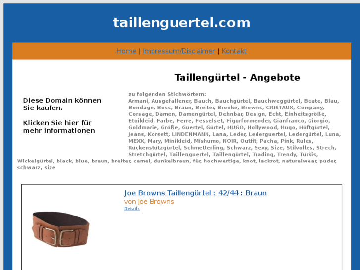 www.taillenguertel.com