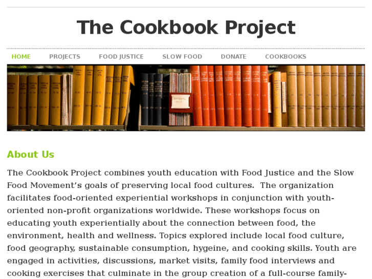 www.thecookbookproject.org