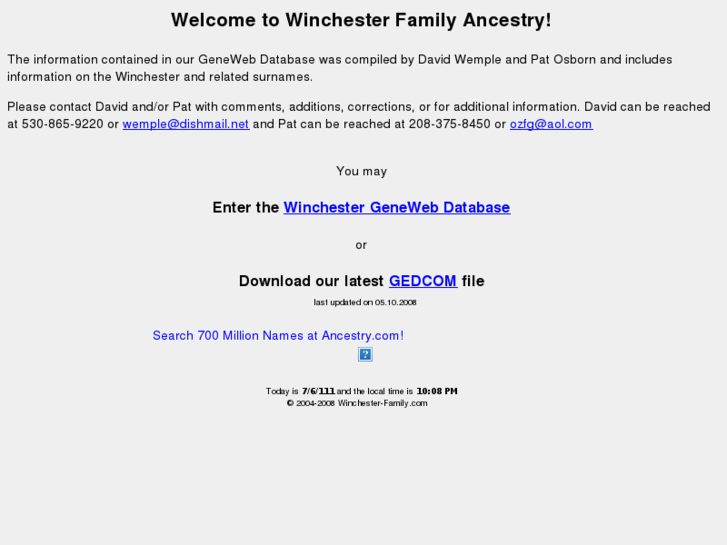 www.winchester-family.com