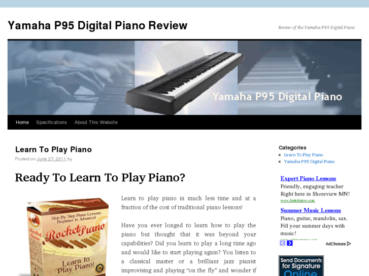 www.yamahap95pianoreviews.com