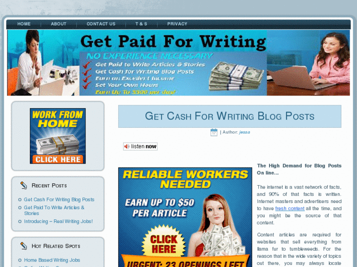 www.getpaidforwriting.org