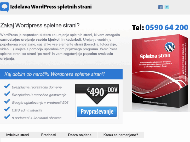 www.izdelava-wordpress-strani.si