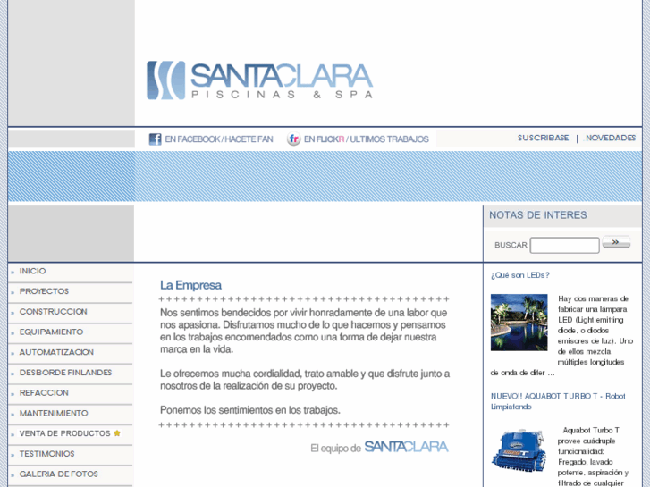 www.piscinassantaclara.com.ar