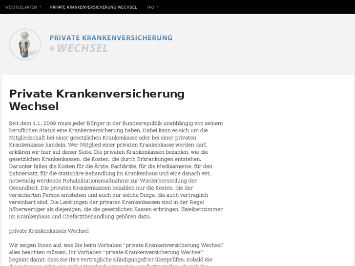 www.privatekrankenversicherungwechsel.org