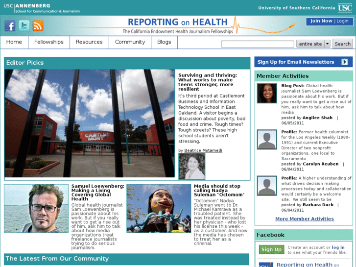 www.reportingonhealth.com