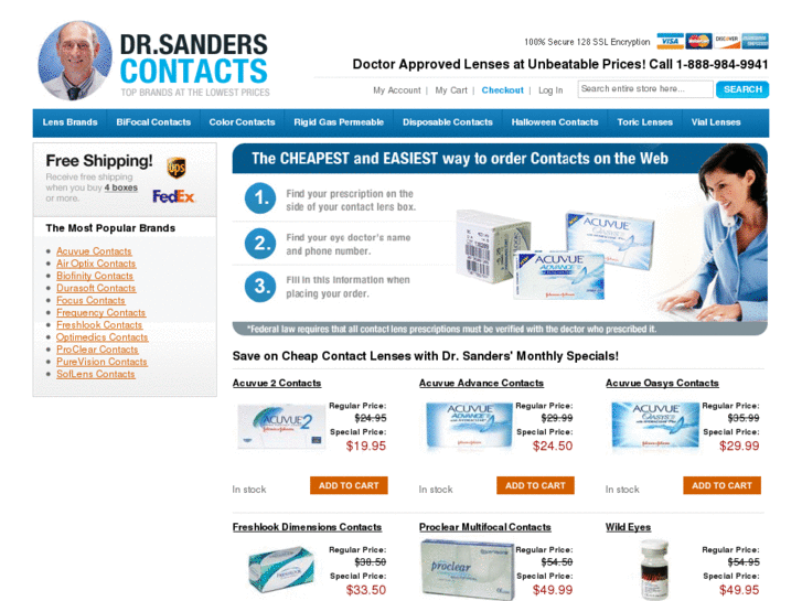 www.sanderscontacts.com